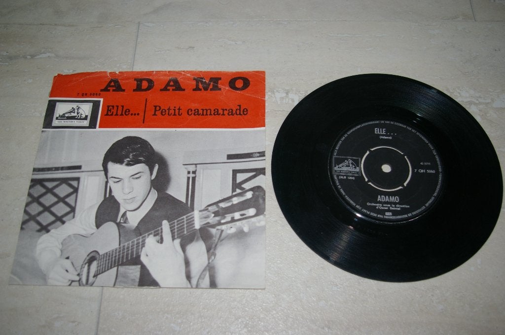 Adamo singles 3 stuks, Ophalen of Verzenden, Gebruikt, Pop