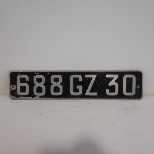 Kentekenplaat auto Frankrijk kenteken 688 GZ 30, Ophalen of Verzenden, Gebruikt, Auto's