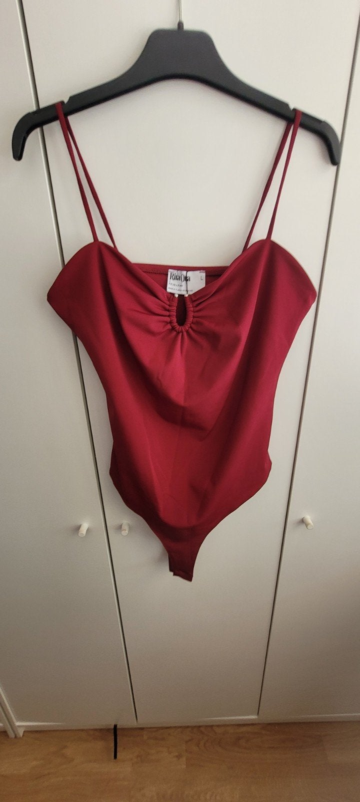 Rita Ora Primark Rode Bodysuit Maat L, Maat 42/44 (L), Ophalen of Verzenden, Zonder mouw, Rood