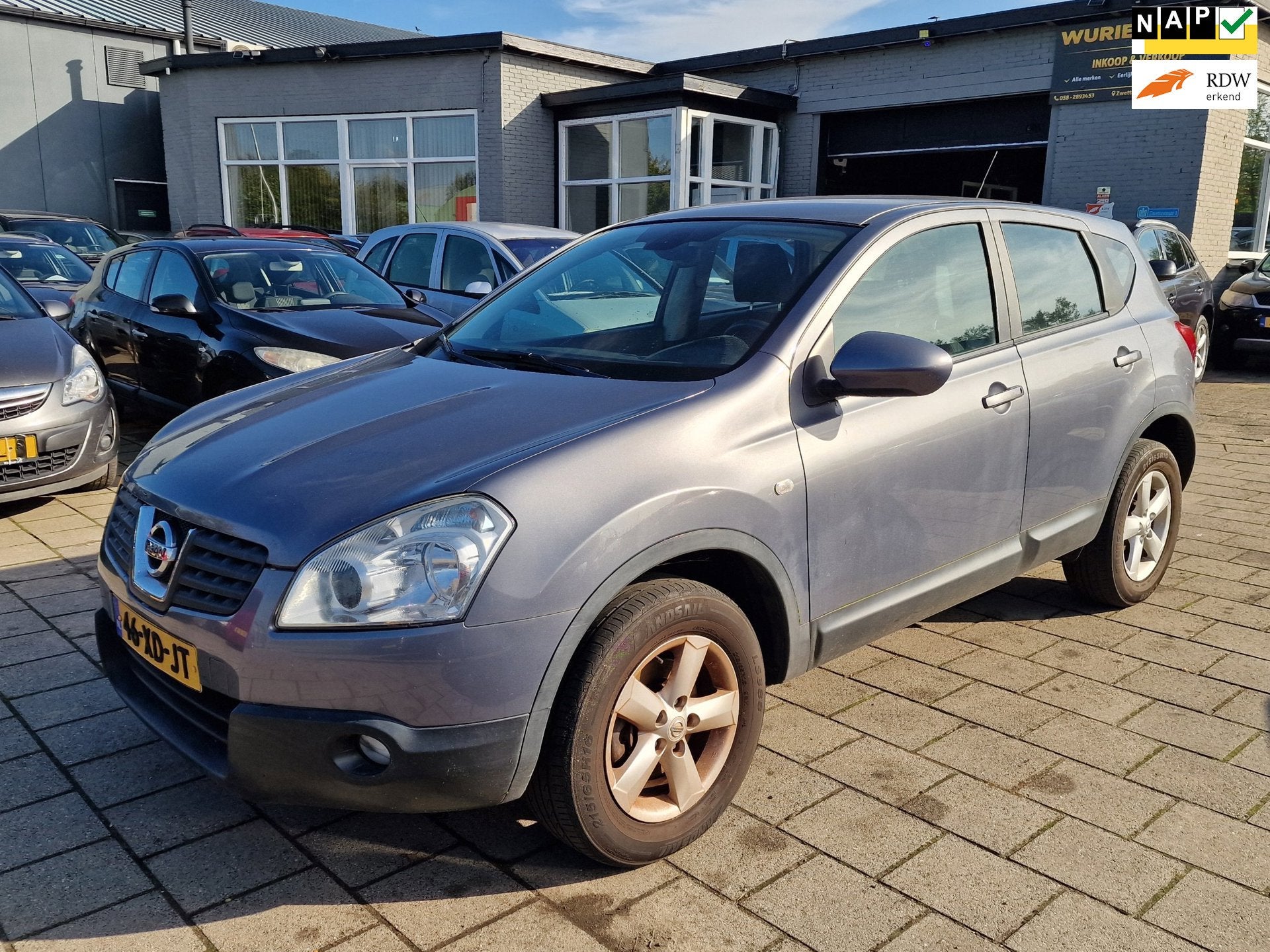 Nissan Qashqai 2.0 Tekna /LETOP MOTOR LOOPT OP 3CILINDERS, Auto's, Voorwielaandrijving, Gebruikt, 4 cilinders, Blauw