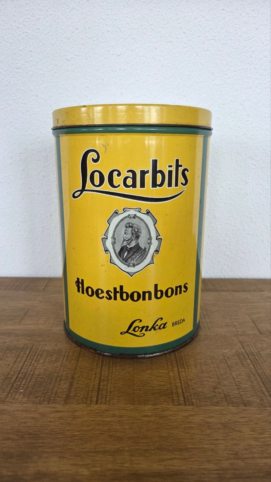 Vintage Locarbits Hoestbonbons Blik, Verzamelen, Blikken, Gebruikt, Overige, Ophalen of Verzenden