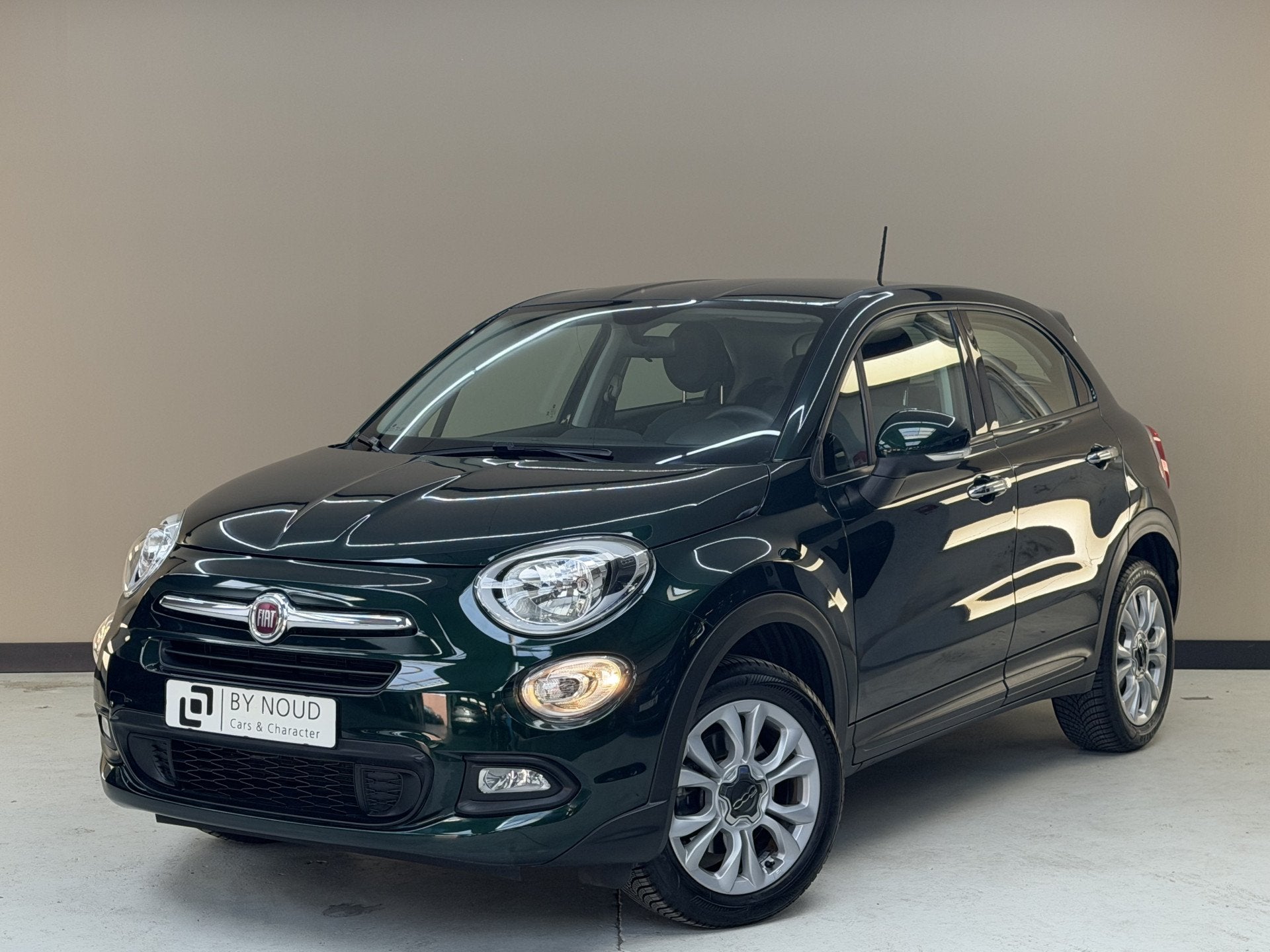 Fiat 500X 1.6 PopStar, 110Pk, 2016, 1ste eigenaar, Airco, Cr, Auto's, Voorwielaandrijving, Gebruikt, Zwart, 4 cilinders
