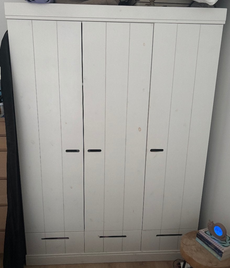 Woood kledingkast, Huis en Inrichting, Kasten | Kledingkasten, Overige materialen, Gebruikt, 100 tot 150 cm, Woood