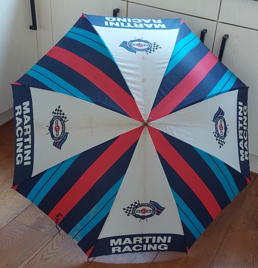 Vintage Martini Internationa Club paraplu zie omschrijving, Ophalen, Gebruikt, Formule 1