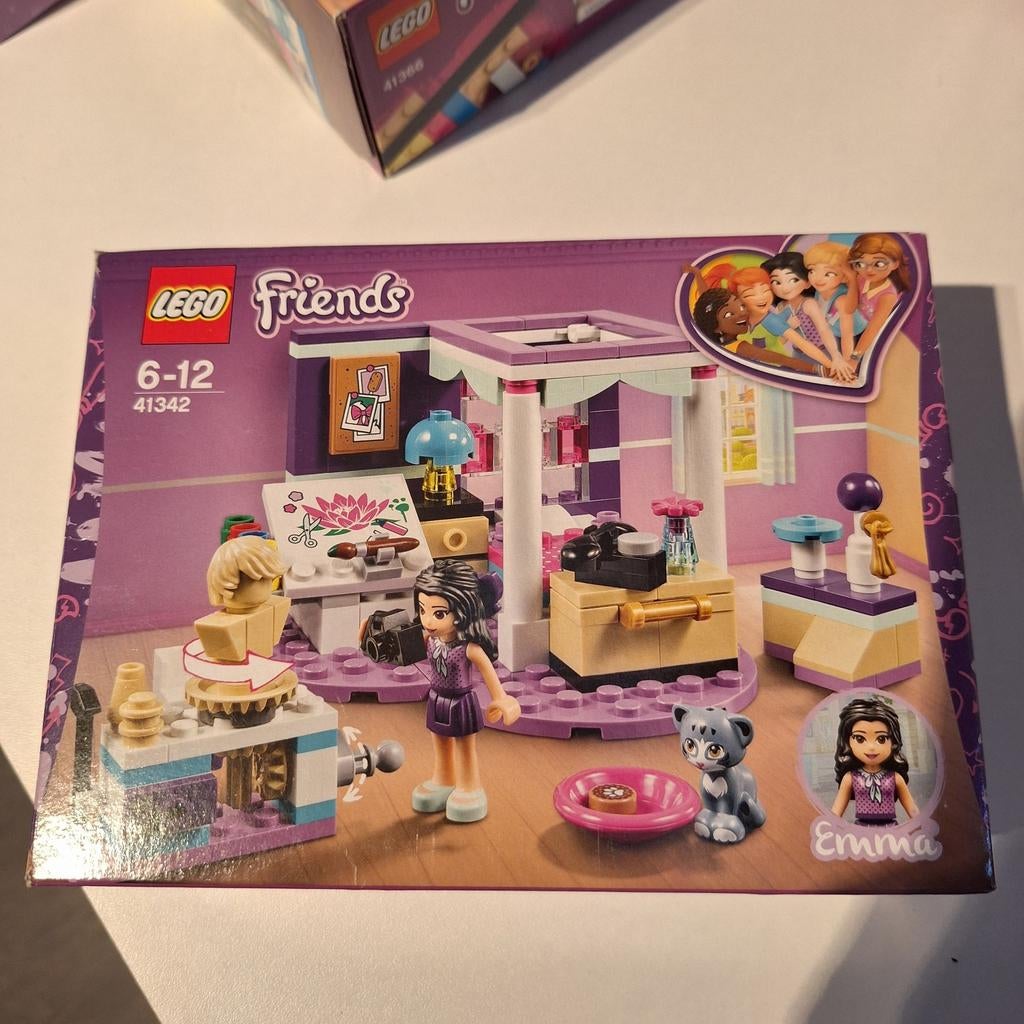 Lego friends 41342 emma's luxe slaapkamer, Ophalen of Verzenden, Zo goed als nieuw