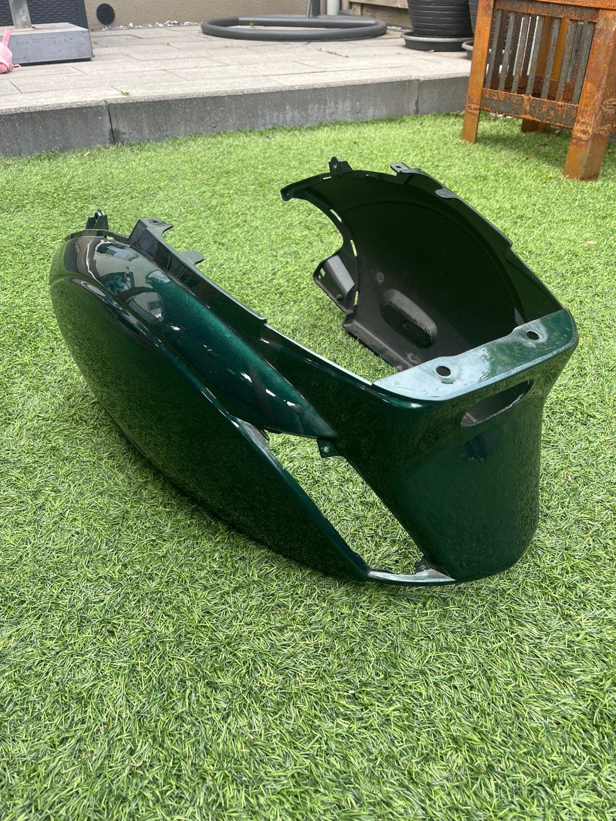Achterkap piaggio zip, Ophalen