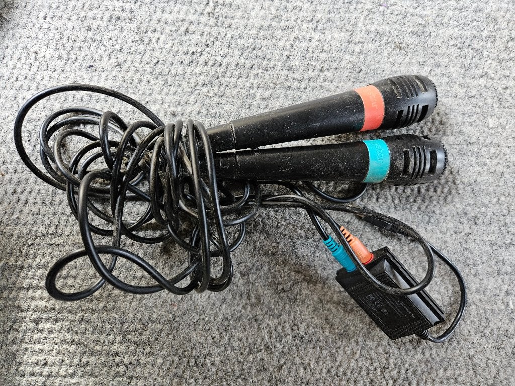 singstar microfoons, Verzenden, Gebruikt