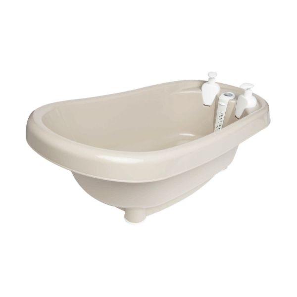 Bébé-jou Thermobad Click met Badstandaard Taupe, Ophalen, Zo goed als nieuw, Badje, Bébé-jou
