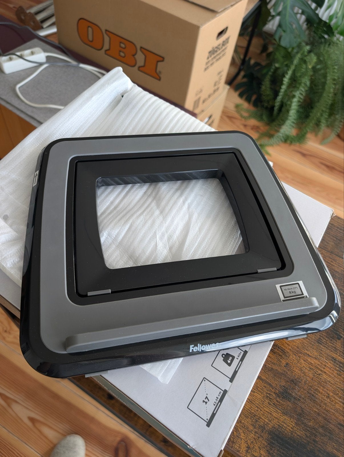 Fellowes I-Spire Series Laptop Quick Lift standaard, Ophalen of Verzenden, Nieuw, Fellowes, In hoogte verstelbaar