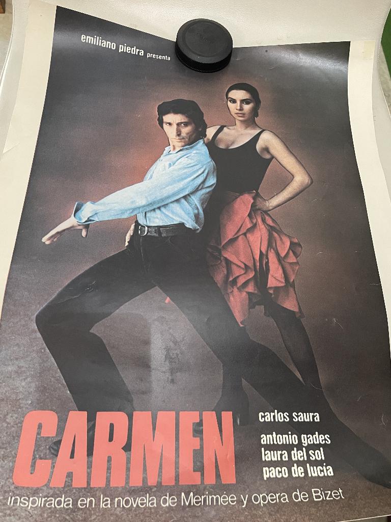 Spaanse carmen filmposter, Verzenden, Zo goed als nieuw