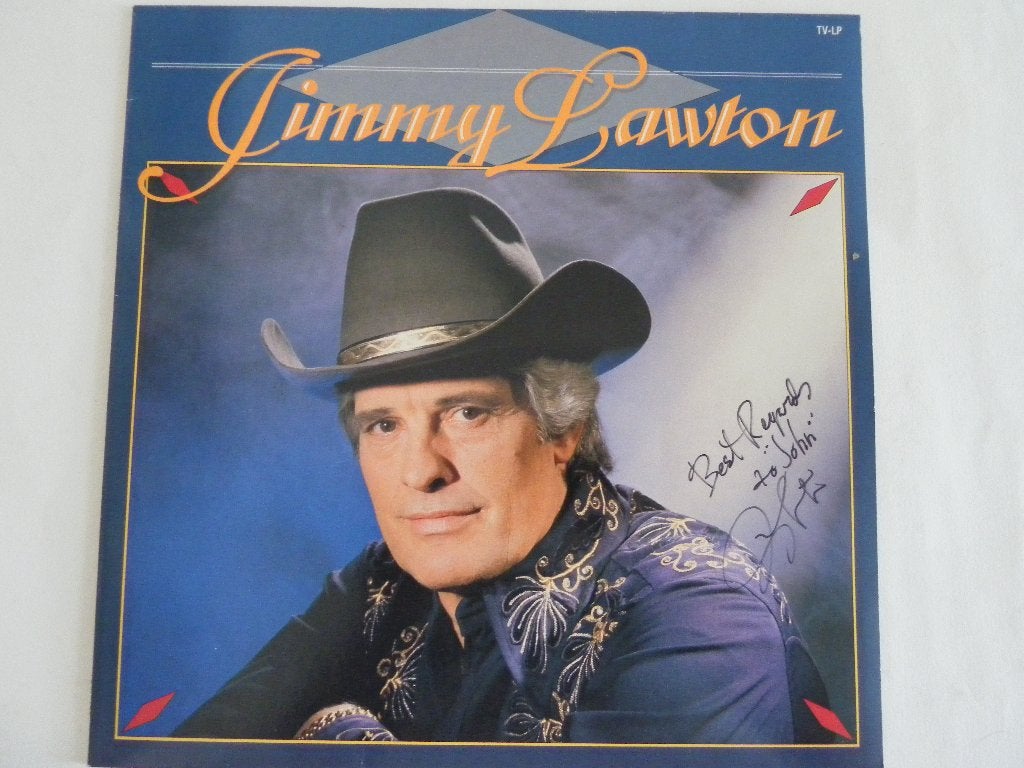 LP Jimmy Lawton - Jimmy Lawton - GESIGNEERD, LP, Gebruikt, Ophalen of Verzenden, Gesigneerd
