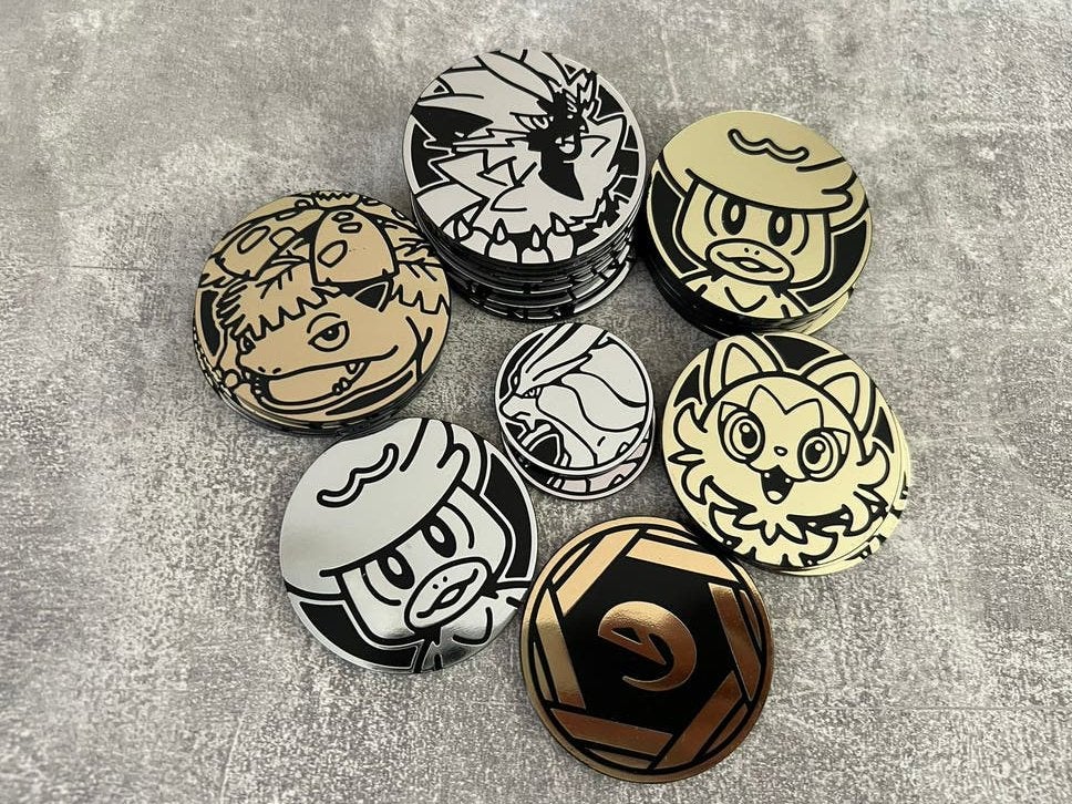 Pokemon TCG Coins, Ophalen of Verzenden, Zo goed als nieuw