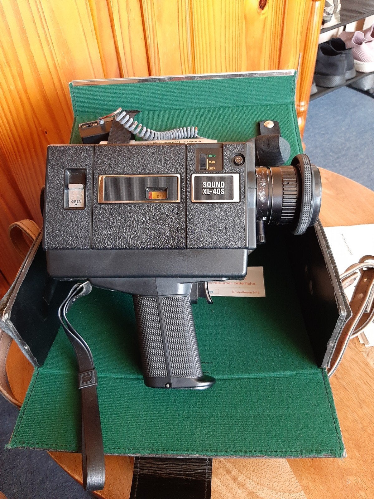 Vintage Sankyo Sound XL-40S Super 8 camera met microfoon, Ophalen, 8mm, Camera