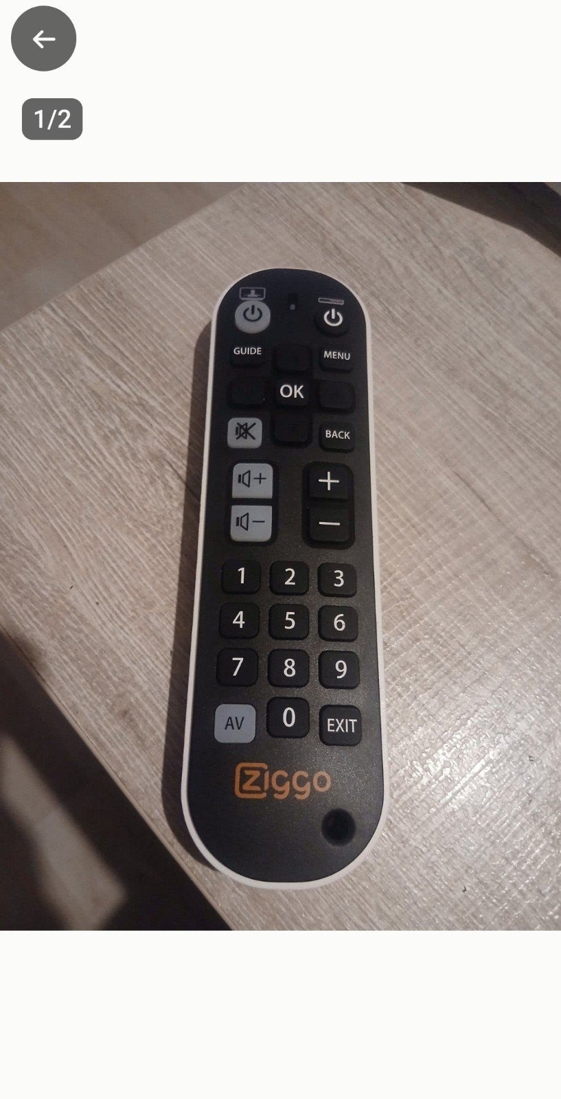 Nieuwe Ziggo afstandsbediening voor alle Ziggo apparaten, Ophalen of Verzenden, Nieuw, Origineel, Tv