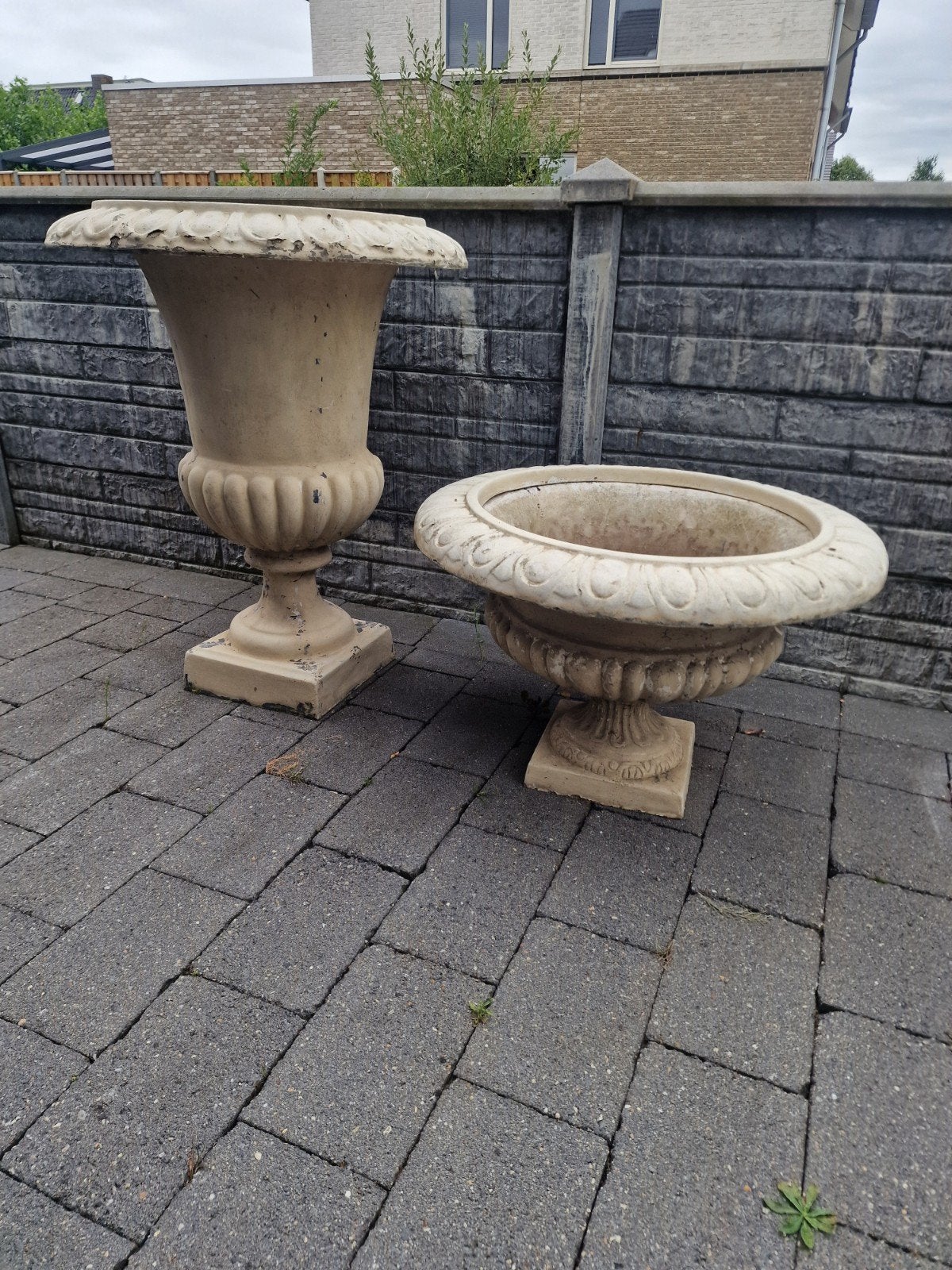 Bloembak plantenbak  kunststof XL, Tuin en Terras, Tuinvazen, Ophalen, Gebruikt