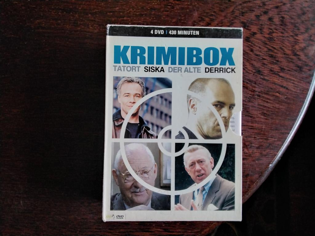 Krimibox compleet, 4 dvds, origineel, Cd's en Dvd's, Dvd's | Tv en Series, Vanaf 16 jaar, Boxset, Ophalen of Verzenden, Zo goed als nieuw