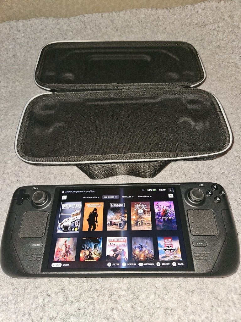 Steam Deck OLED met carrying case 512GB, Ophalen of Verzenden, Zo goed als nieuw