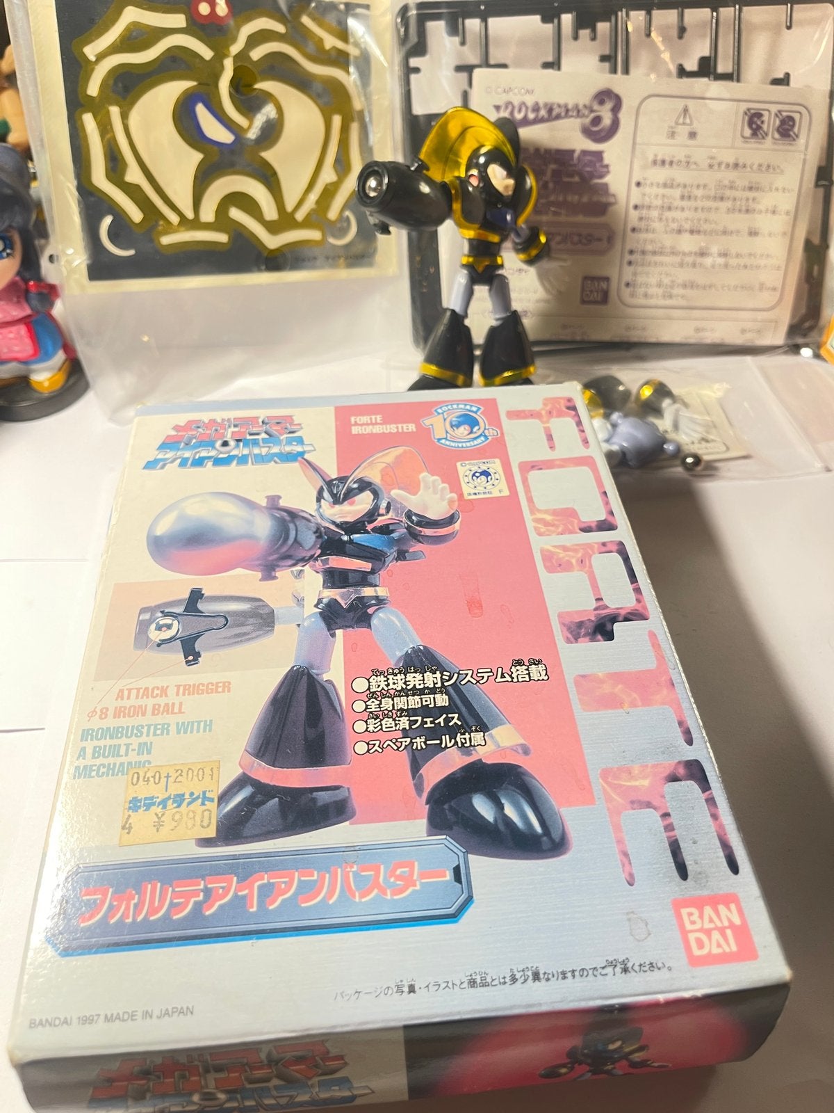 Rocket man 8 bandai collectors vintage uit 1997 compleet, Verzenden, Zo goed als nieuw