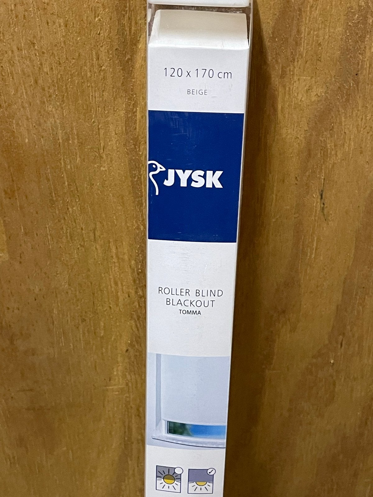 3 stuks JYSK Rolgordijn Tomma Beige 120x170 cm nieuw, Ophalen, Verduisterend, Beige, Nieuw