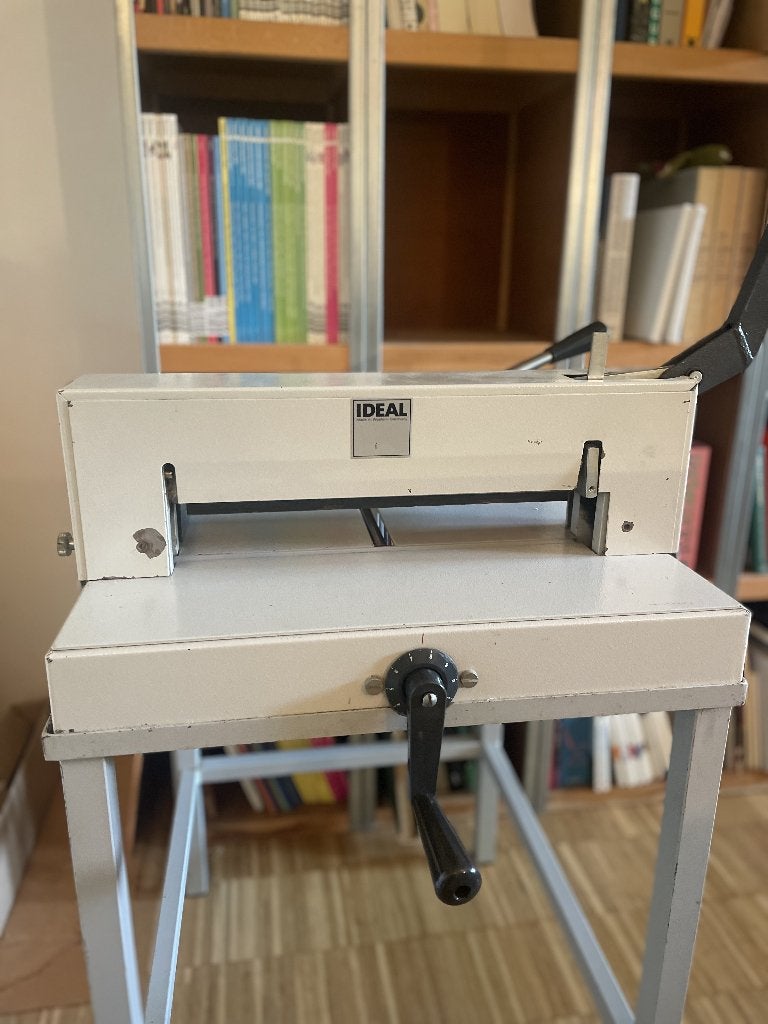 Ideal 4305 snijmachine, Ophalen, Gebruikt