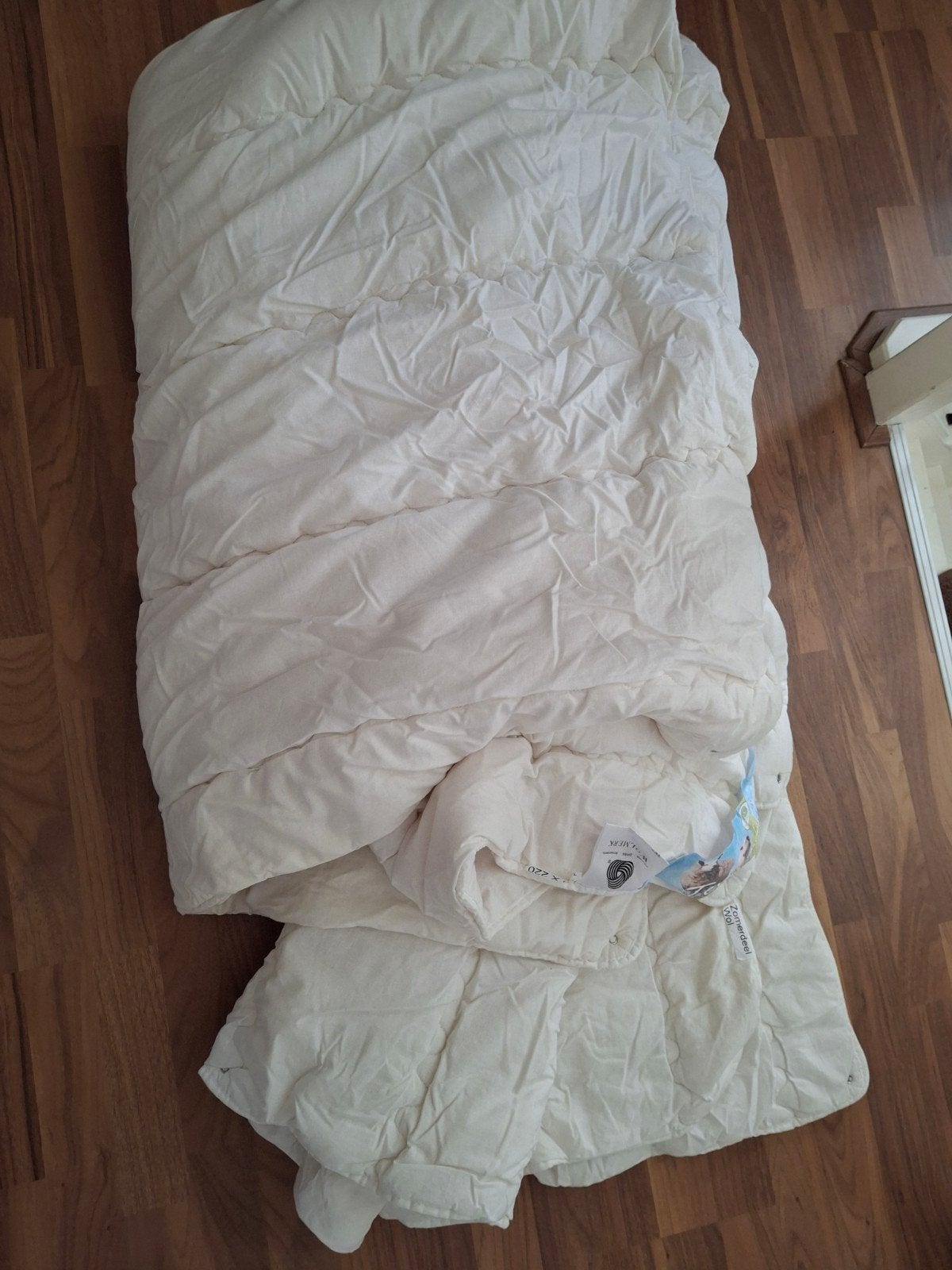 Texels Comfort Schapenwol dekbed vierseizoenen 140x220, Ophalen, Wit, Tweepersoons, Deken of Dekbed