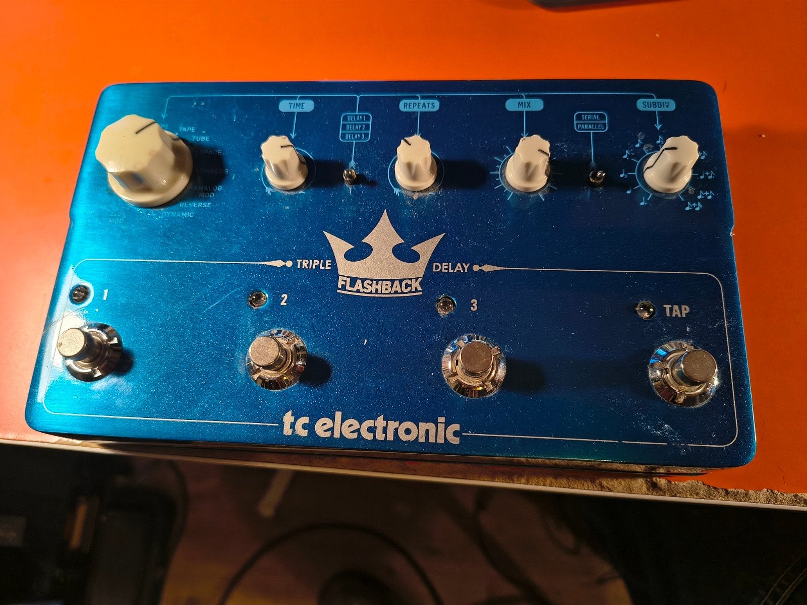 TC Electronic Triple Delay Flashback Pedaal, Muziek en Instrumenten, Ophalen of Verzenden, Gebruikt, Delay of Echo