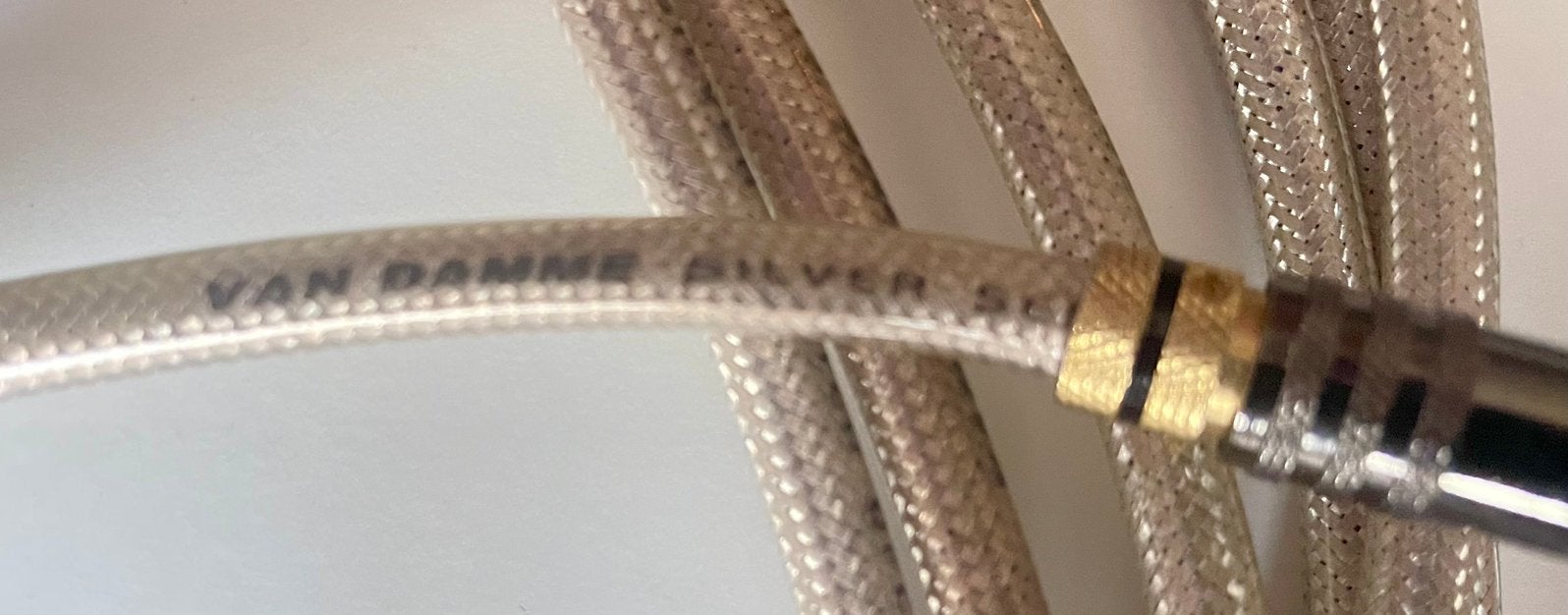 Van Damme Silver Series 4m Hi-Fi Interconnect RCA Kabelset, Ophalen of Verzenden, Zo goed als nieuw, 2 tot 5 meter, Luidsprekerkabel