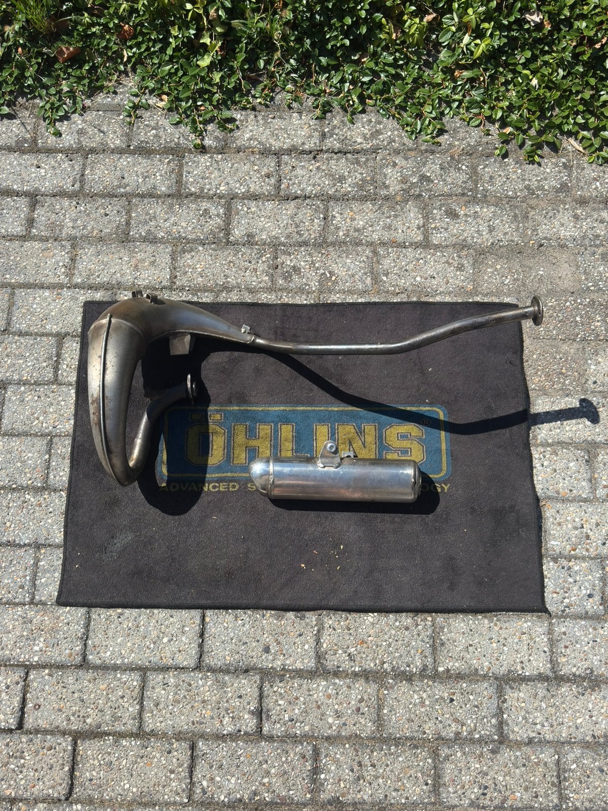 Derbi senda originele uitlaat, Ophalen of Verzenden, Gebruikt, Uitlaat