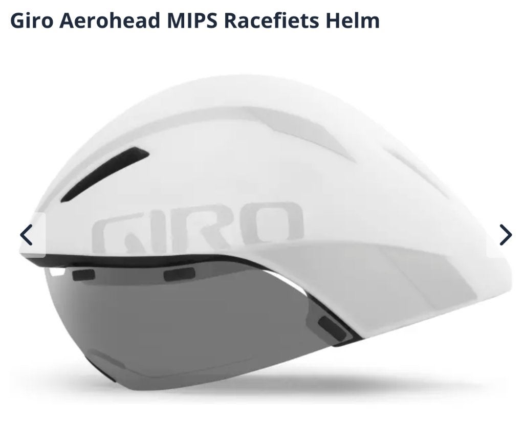 Te huur: Giro Aerohead MIPS TT/Triatlon Helm, Ophalen, Giro, Nieuw, L