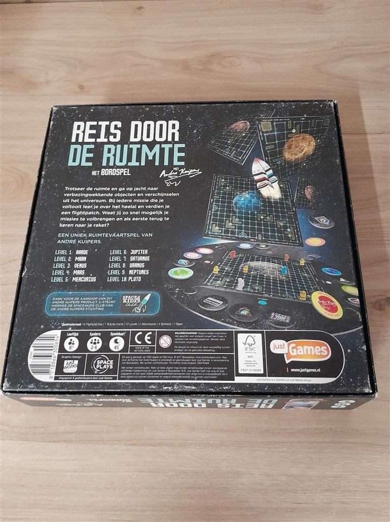 Reis door de ruimte het bordspel - s5278, Verzenden, Zo goed als nieuw