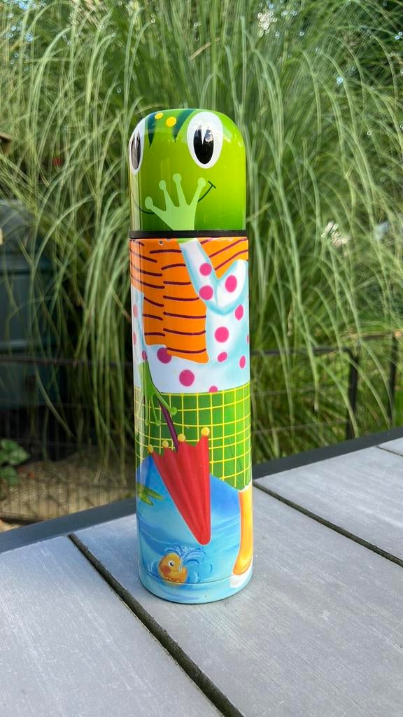 Pylones thermosfles, kikker met paraplu., Ophalen of Verzenden, Zo goed als nieuw