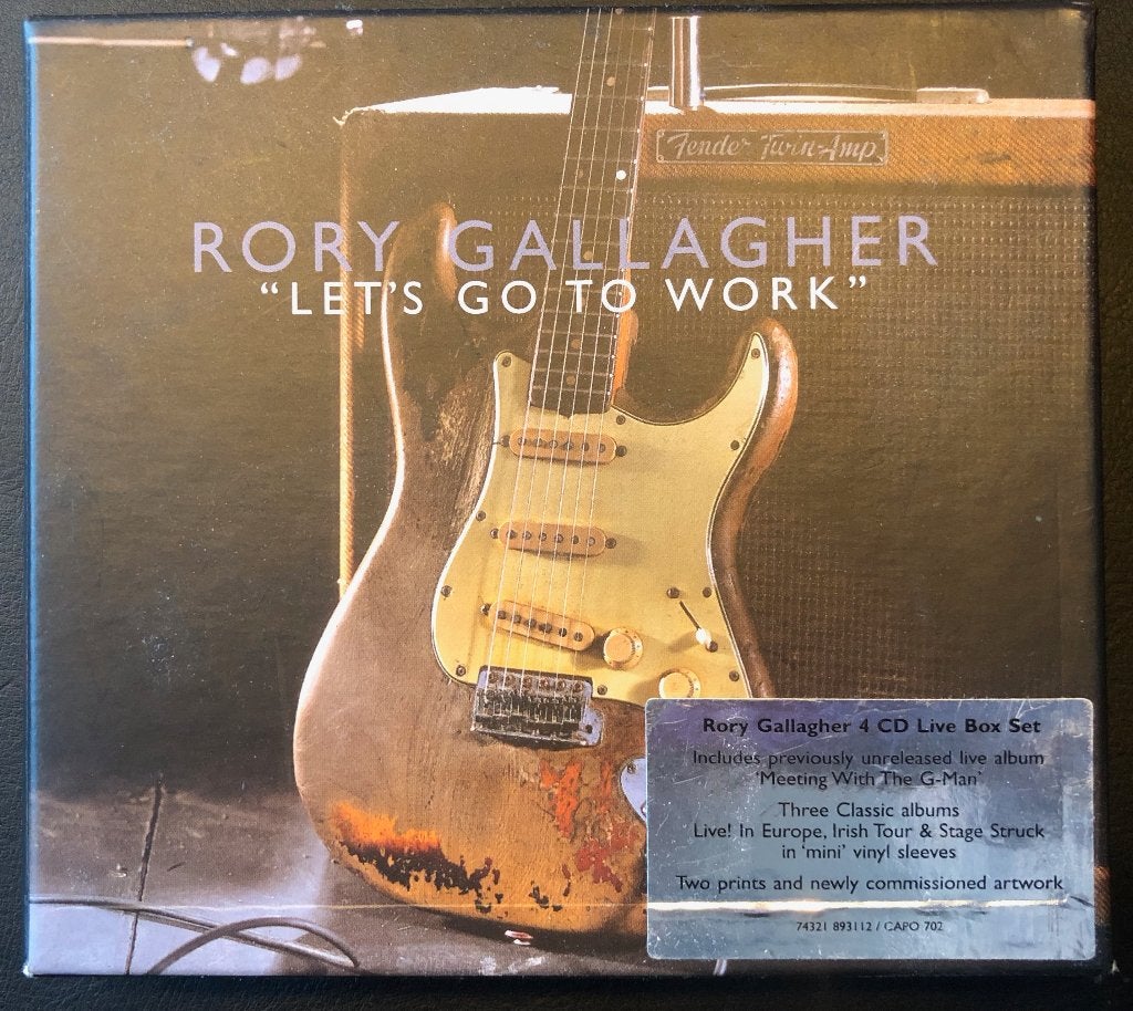 RORY GALLAGHER - Let's go to work ( 4CD Boxset ), Boxset, Blues Rock, Ophalen of Verzenden, Zo goed als nieuw