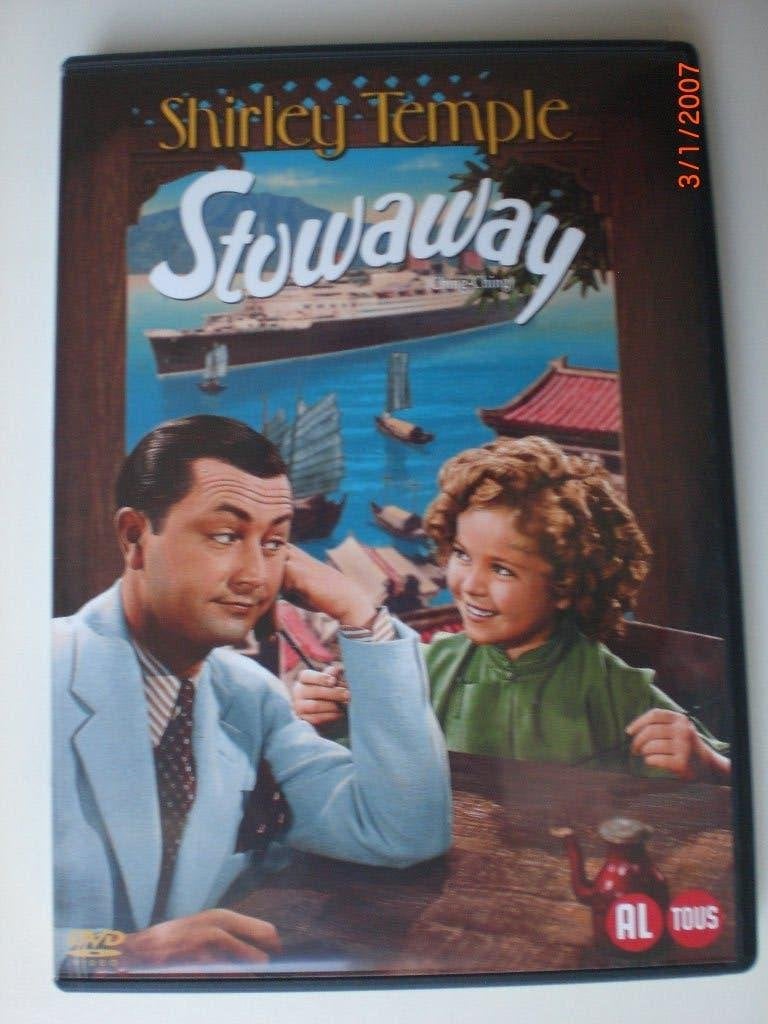 dvd Stowaway Shirley Temple Alice Faye Robert Young, Engels, Alle leeftijden, Nederlands, Ophalen of Verzenden