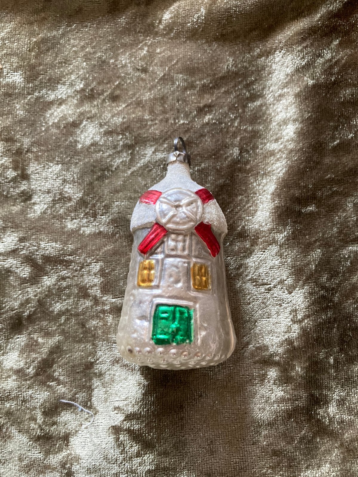 Oude kerstbal molen, Ophalen of Verzenden, Zo goed als nieuw