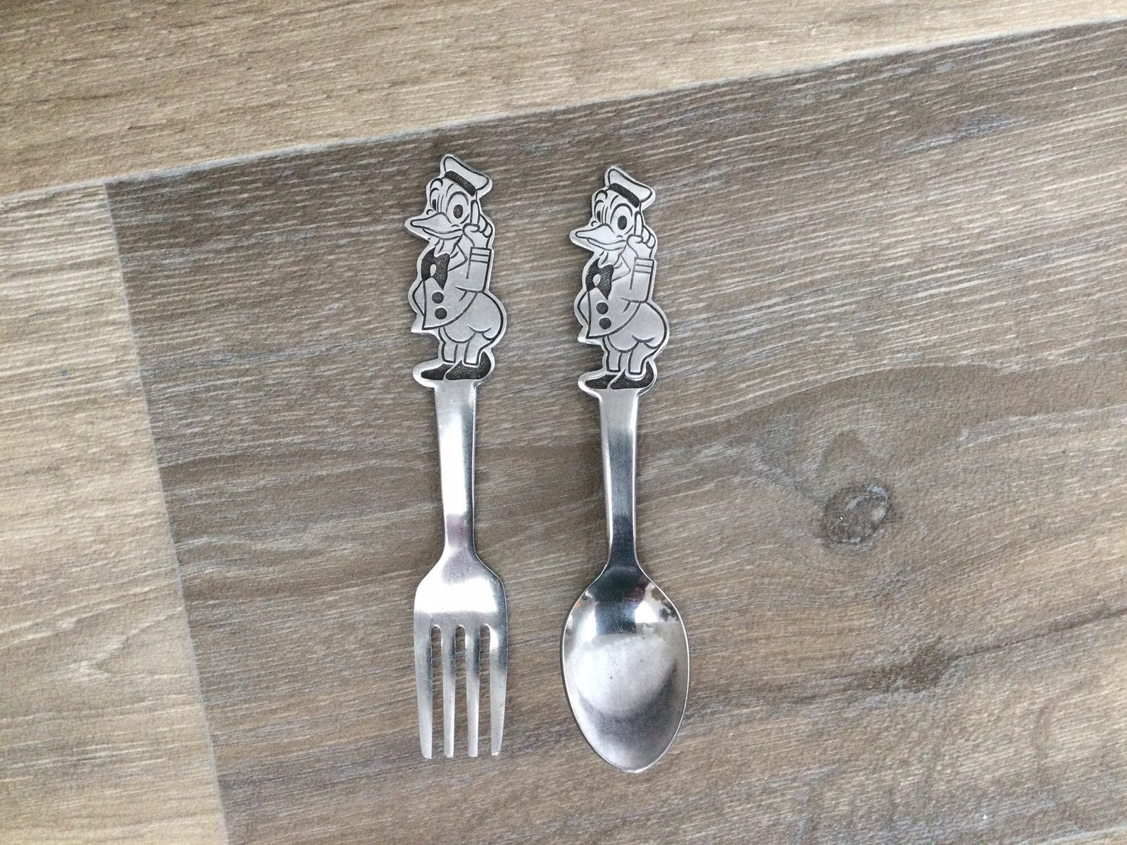 Disney vork lepel Silverware by Bonny Donald Duck, Ophalen of Verzenden