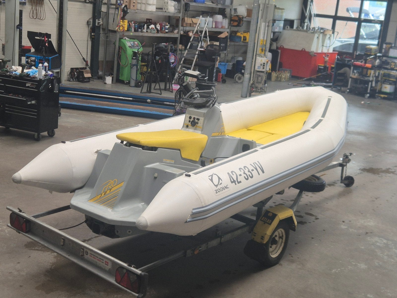 Zodiac Projet 350 - Jet Tender met trailer, Watersport en Boten, Gebruikt, Zodiac, Benzine, Ophalen
