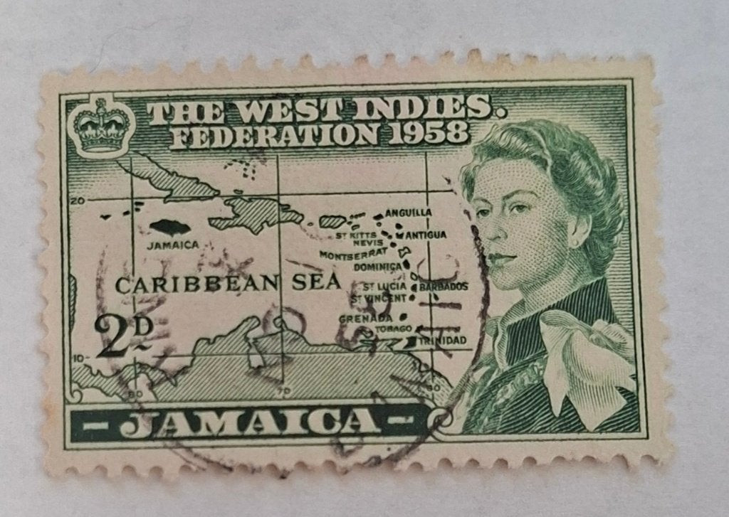 Jamaica Postzegel (B3-P26), Ophalen of Verzenden, Gestempeld, Midden-Amerika