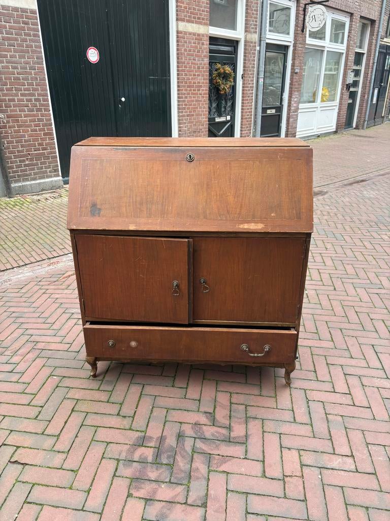 Oude schrijftafel, Antiek en Kunst, Ophalen