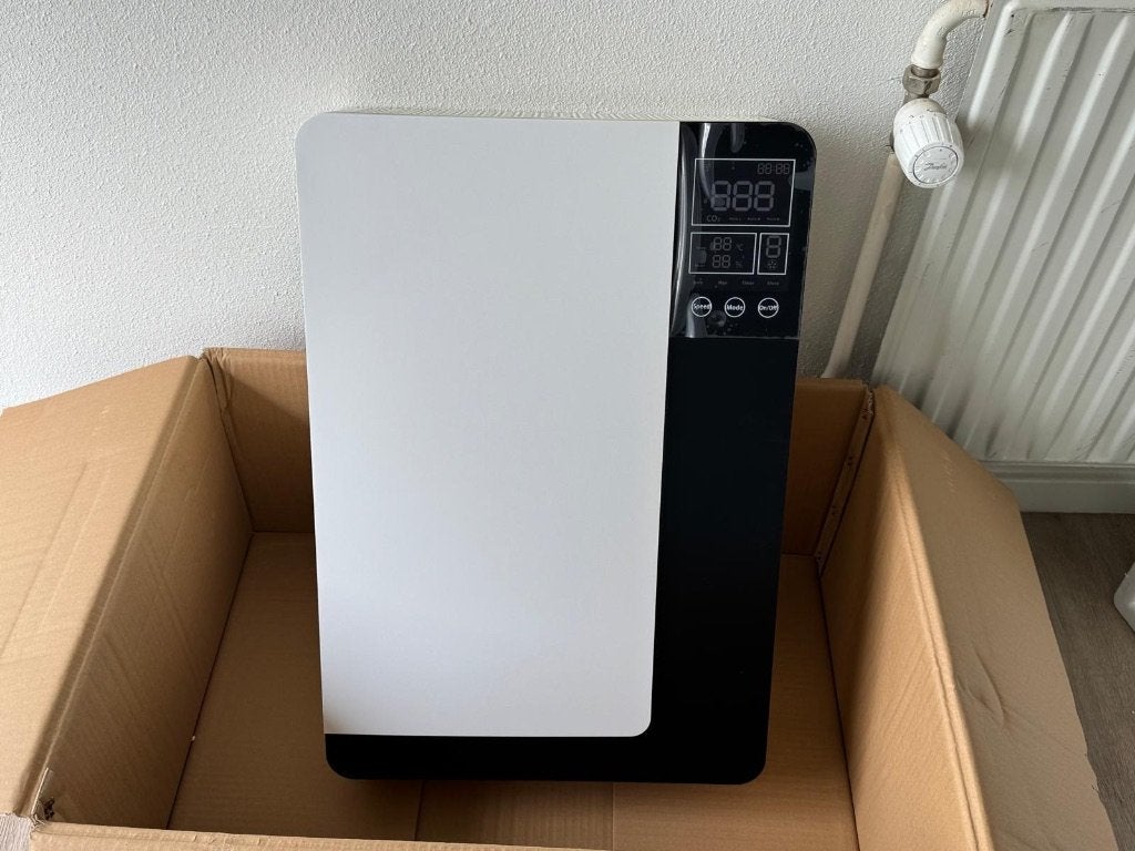 compacte WTW unit met CO2 en afstandbediening. ERVQ-B150, Ophalen, Nieuw, Ventilator en Afzuiger