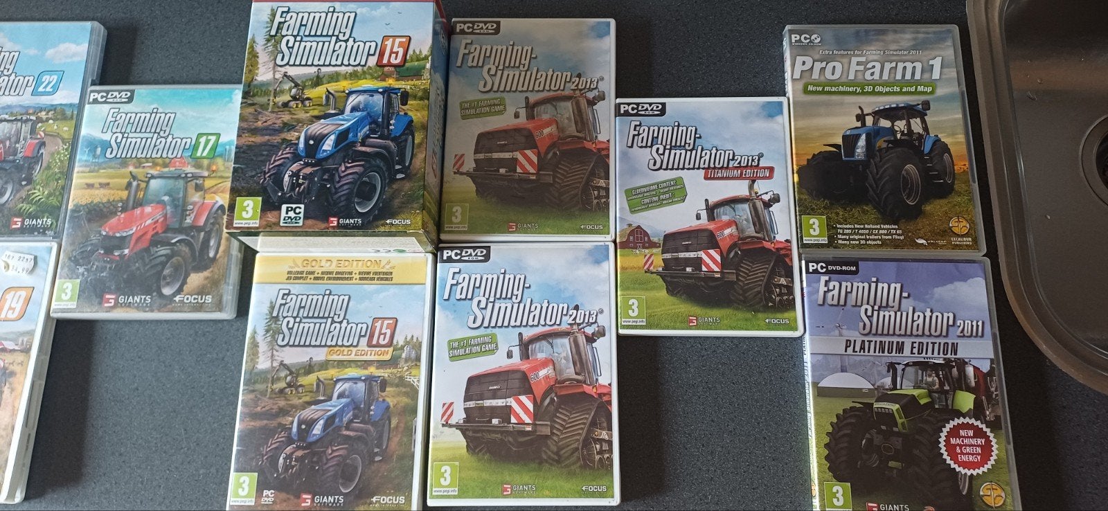 farming simulator diverse edities en jaren voor pc, Alle leeftijden, Ophalen of Verzenden, Zo goed als nieuw, Cursus of Instructie