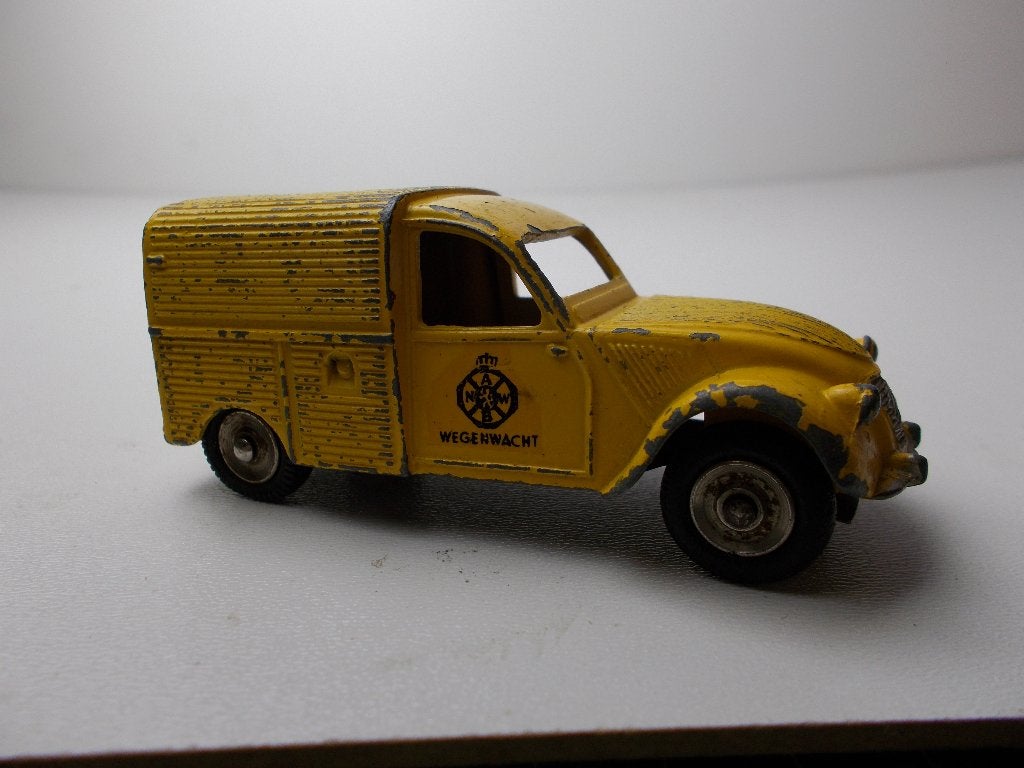 1965 Dinky Toys 562 CITROEN 2CV ANWB WEGENWACHT +Deurtje (D)