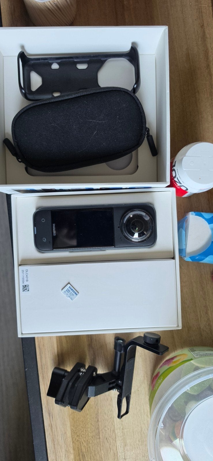 insta360 X4 met extras., Audio, Tv en Foto, Ophalen of Verzenden, Zo goed als nieuw, Overige merken