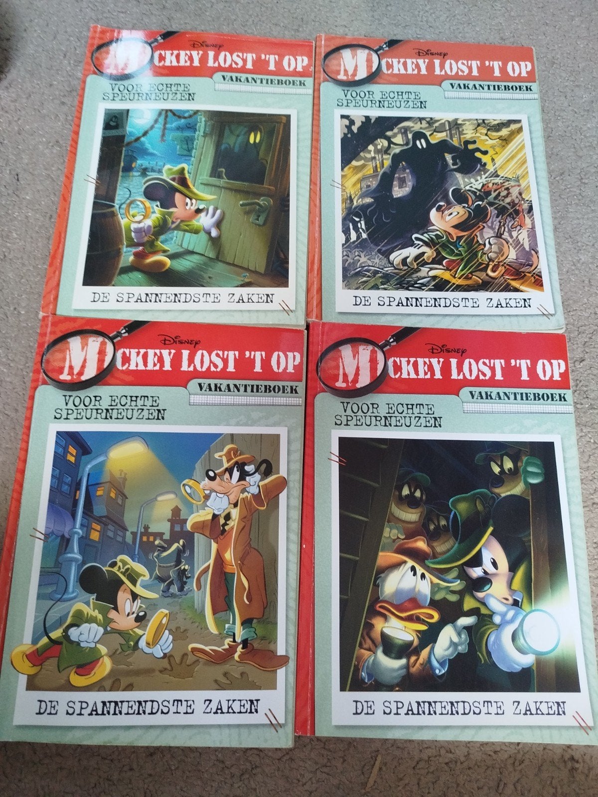 prachtige exemplaren van Mickey lost ' t op, Boeken, Meerdere stripboeken, Ophalen of Verzenden, Gelezen, Mickey Mouse
