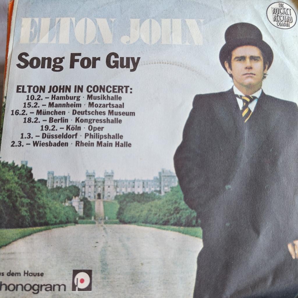 Elton John - Song For Guy (Vinyl Single), Cd's en Dvd's, Vinyl Singles, Ophalen of Verzenden, 1970 - 1979, Gebruikt, 7 inch
