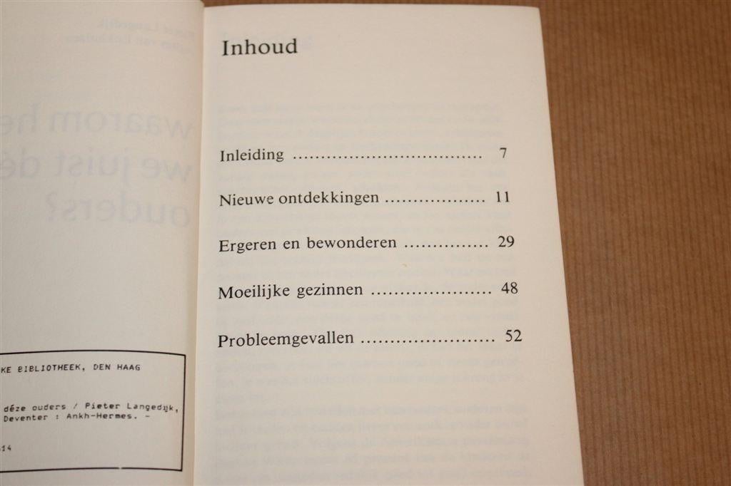 Waarom Hebben we Juist Déze Ouders? — Ankertje Nr. 136, Ophalen of Verzenden, Gelezen, Overige onderwerpen, Achtergrond en Informatie
