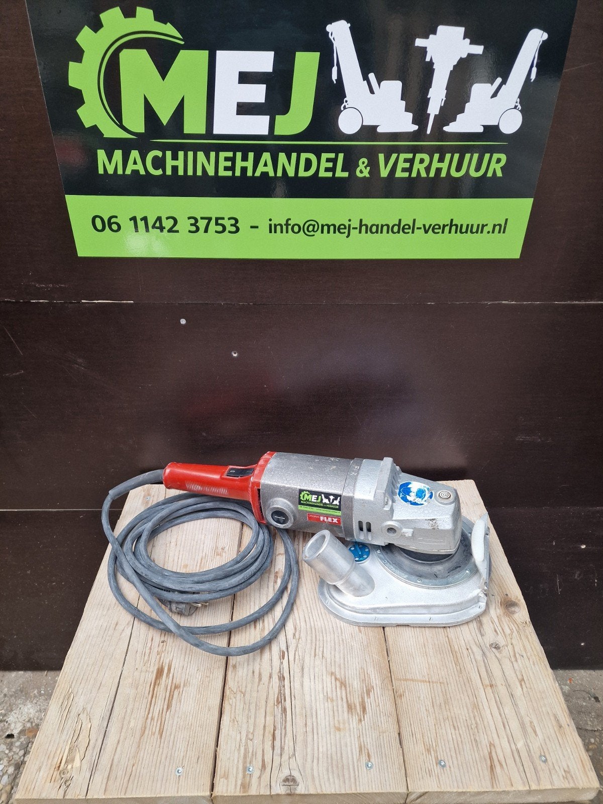 TE HUUR flex vloer schuurmachine, Doe-het-zelf en Verbouw, Gereedschap | Schuurmachines, Ophalen, ., Nieuw, .