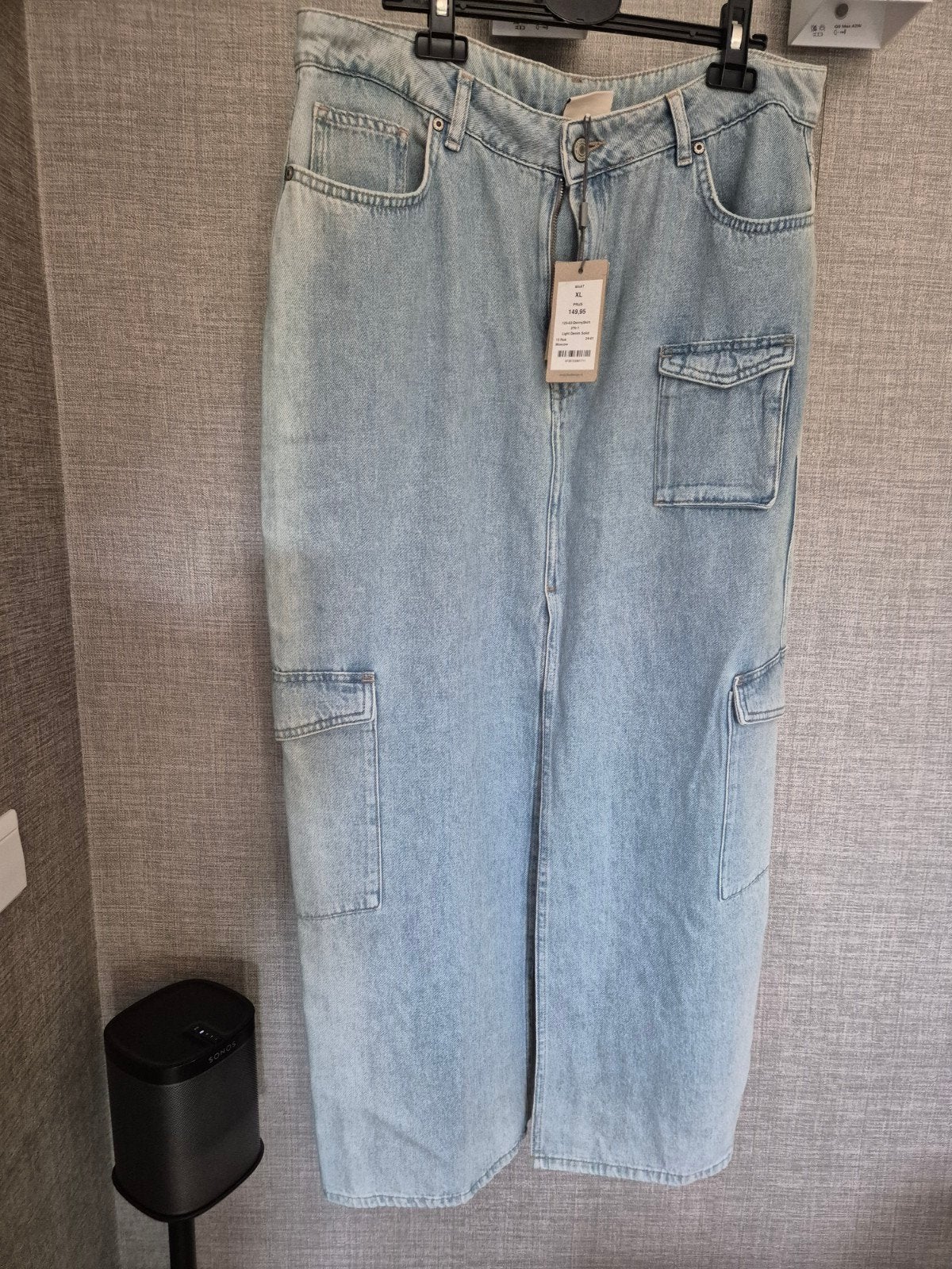 Nieuwe Moscow spijkerrok XL, Kleding | Dames, Rokken, Maat 46/48 (XL) of groter, Nieuw, Moscow, Onder de knie