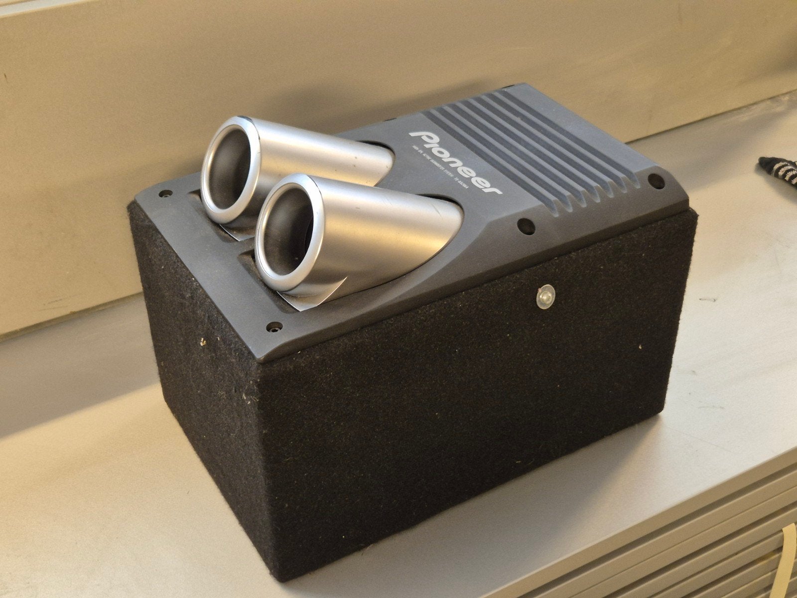 Pioneer TS-WX206A actieve subwoofer voor in de auto, Ophalen of Verzenden, Gebruikt