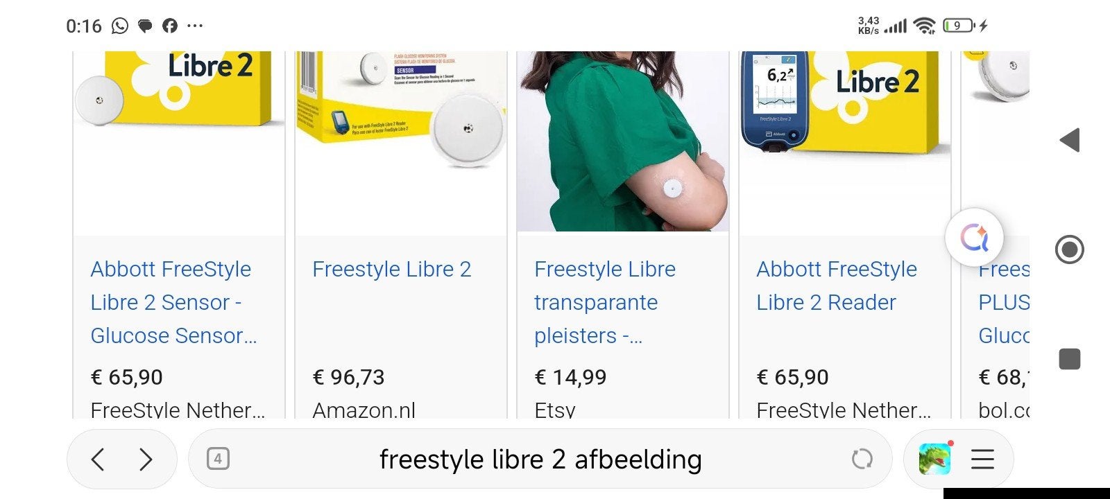 Abbott FreeStyle Libre 2 Sensor - Glucose Sensor 2 stuks, Ophalen, Nieuw, Overige typen