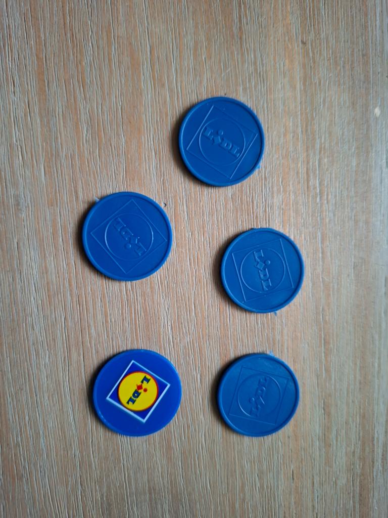 Gezocht grote partij lidl winkelwagenmuntjes, Ophalen of Verzenden